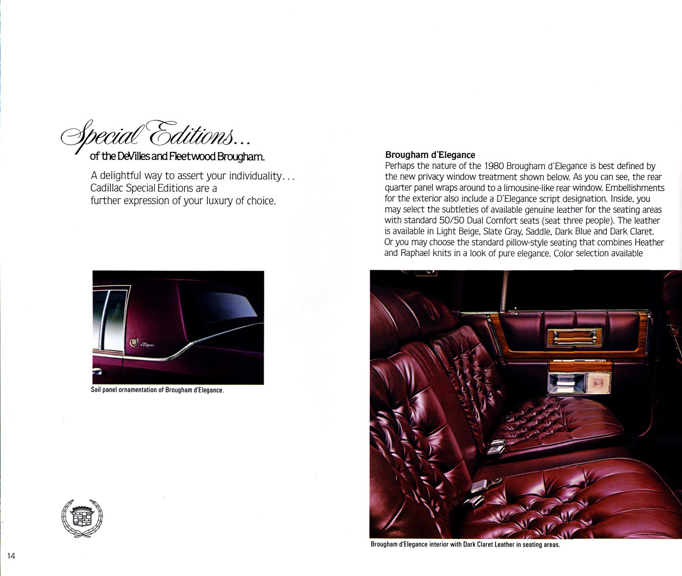 1980 Cadillac Brochure Page 4